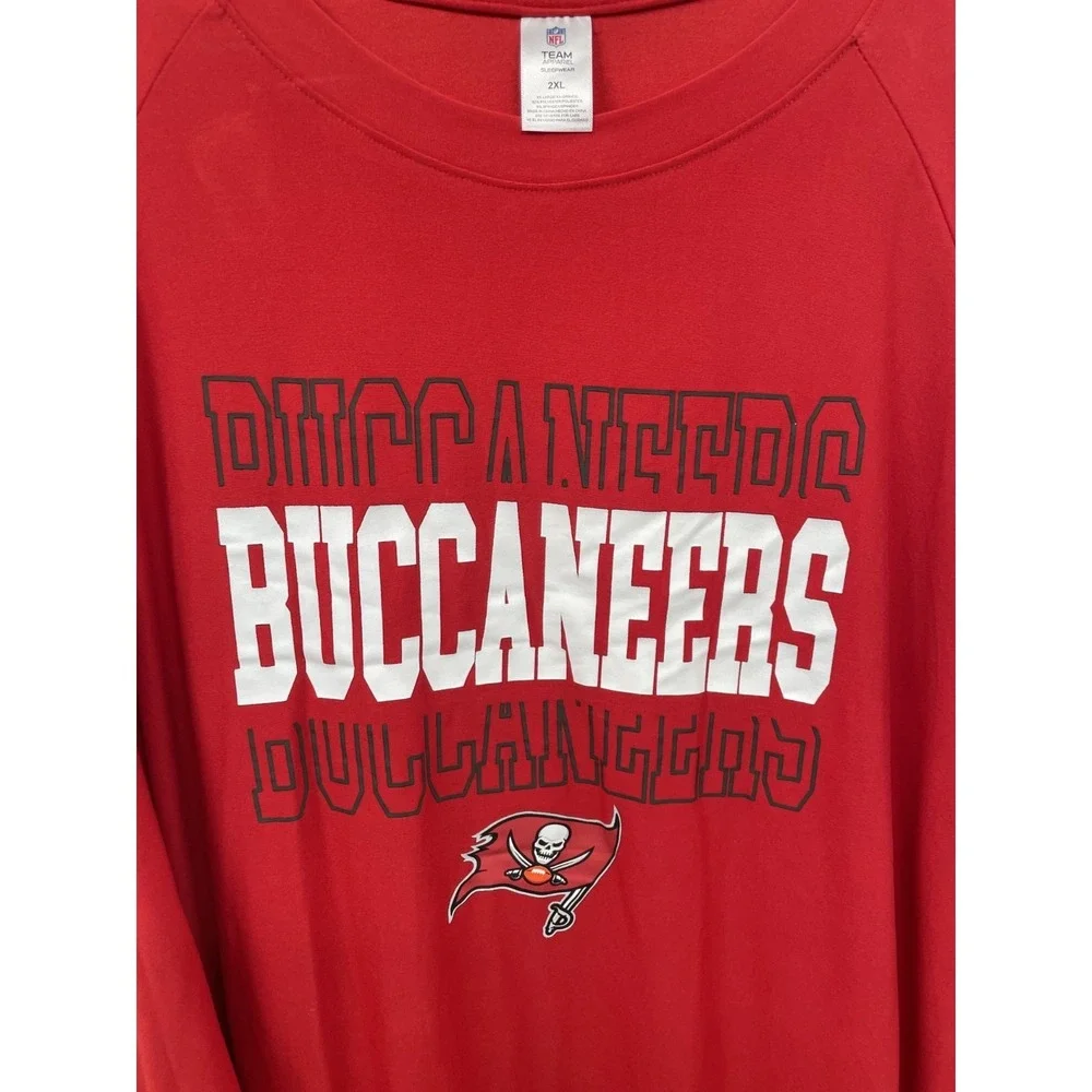 NFL Team Apparel‎ Pajama Set Men's 2XL Red Tampa Bay Buccaneers Sleepwear NWT